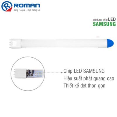 bong den led wing ell6001 18w roman 2