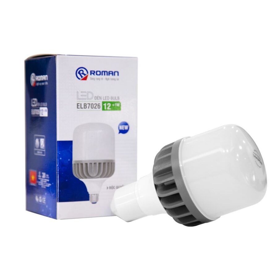 Bóng đèn LED Bulb trụ nhôm ELB7026/40W