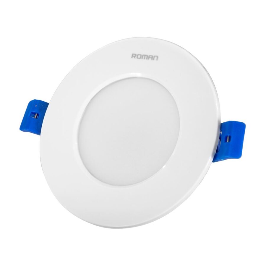 Đèn LED Downlight 3 màu ánh sáng nhôm đúc viền phẳng ELD2021/8C