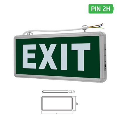 Đèn Exit 1 mặt ELK2008C