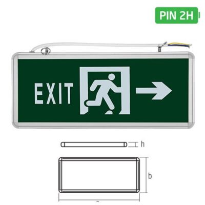 Đèn Exit 2 mặt ELK2008/2R